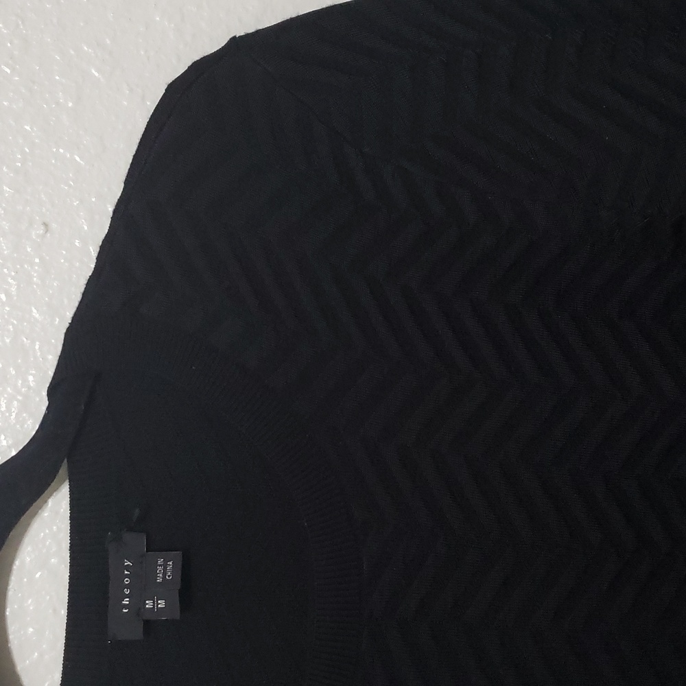 Theory Virtee P Evian Stretch Patterned Sweater D… - image 4